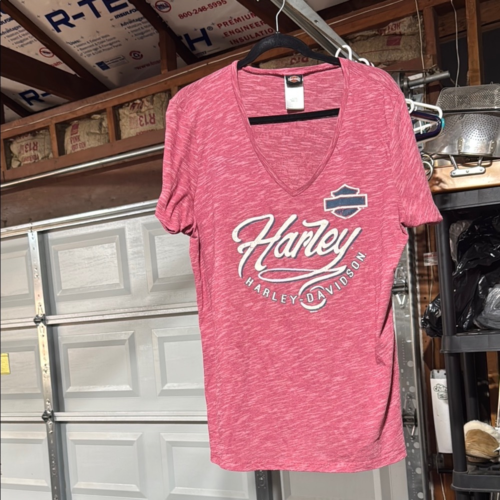 Harley-Davidson Pink Graphic Short Sleeve Tee
